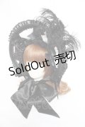 Triple fortune / ドールボンネット  黒 Y-25-11-09-046-EL-AC-SZ-ZY