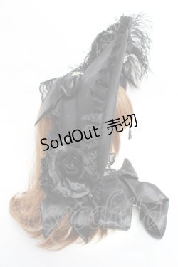 画像4: Triple fortune / ドールボンネット  黒 Y-25-11-09-046-EL-AC-SZ-ZY