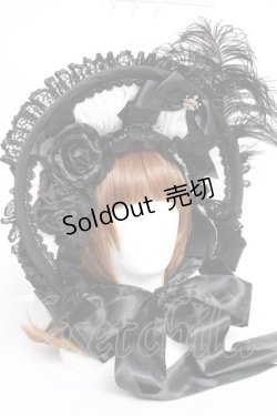 画像6: Triple fortune / ドールボンネット  黒 Y-25-11-09-046-EL-AC-SZ-ZY