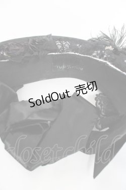 画像7: Triple fortune / ドールボンネット  黒 Y-25-11-09-046-EL-AC-SZ-ZY