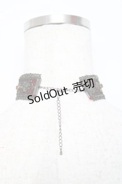 画像3: GOTH / バタフライビーズチョーカー   Y-25-11-09-005-GO-AC-SZ-ZY