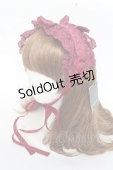 ATELIER PIERROT / Gothic Latticesヘッドドレス  ワイン Y-25-11-09-050-EL-ZA-SZ-ZY