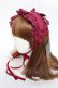 画像1: ATELIER PIERROT / Gothic Latticesヘッドドレス  ワイン Y-25-11-09-050-EL-ZA-SZ-ZY (1)