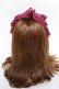 画像3: ATELIER PIERROT / Gothic Latticesヘッドドレス  ワイン Y-25-11-09-050-EL-ZA-SZ-ZY (3)