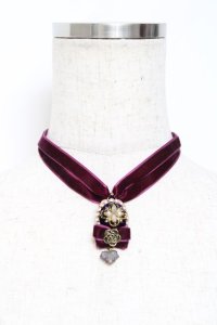 Hoshibako Works / 魔法の果実チョーカー  パープル Y-25-11-09-006-LO-AC-SZ-ZY