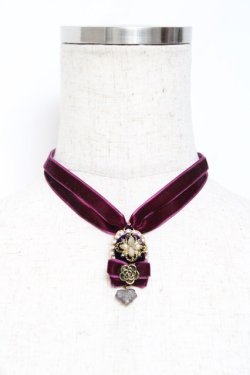 画像1: Hoshibako Works / 魔法の果実チョーカー  パープル Y-25-11-09-006-LO-AC-SZ-ZY