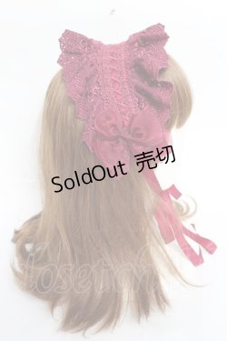 画像4: ATELIER PIERROT / Gothic Latticesヘッドドレス  ワイン Y-25-11-09-050-EL-ZA-SZ-ZY