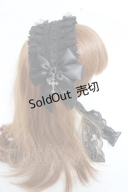 画像3: GOTH / クロスモチーフヘッドドレス  黒 Y-25-11-09-052-GO-AC-SZ-ZY