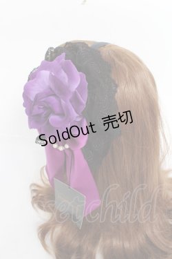 画像3: ATELIER PIERROT / 薔薇レースカチューシャ  パープル Y-25-11-09-054-EL-TO-SZ-ZY