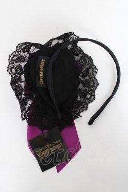 画像4: ATELIER PIERROT / 薔薇レースカチューシャ  パープル Y-25-11-09-054-EL-TO-SZ-ZY