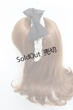 画像2: Hoshibako Works / すずらんのしおりカチューシャ  黒 Y-25-11-09-055-LO-AC-SZ-ZT487