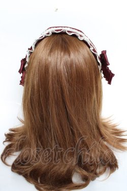 画像3: Pina sweetcollection / ローズラインカチューシャ  ワイン Y-25-11-09-056-LO-AC-SZ-ZY