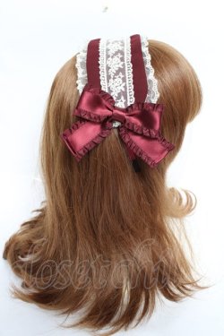 画像4: Pina sweetcollection / ローズラインカチューシャ  ワイン Y-25-11-09-056-LO-AC-SZ-ZY