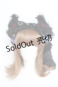 GOTHIC HOLIC / 耳しっぽカチューシャ  黒 Y-25-11-09-057-PU-AC-SZ-ZY