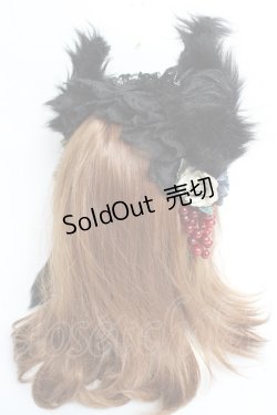 画像4: GOTHIC HOLIC / 耳しっぽカチューシャ  黒 Y-25-11-09-057-PU-AC-SZ-ZY