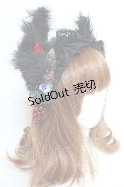 画像5: GOTHIC HOLIC / 耳しっぽカチューシャ  黒 Y-25-11-09-057-PU-AC-SZ-ZY