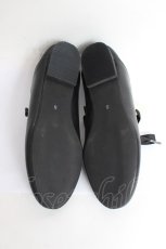 画像5: axes femme / レースアップフラットパンプス S 黒 Y-25-11-09-059-AX-SH-SZ-ZTK035 (5)