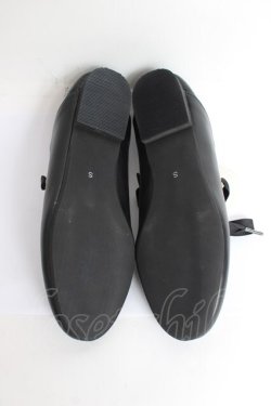 画像5: axes femme / レースアップフラットパンプス S 黒 Y-25-11-09-059-AX-SH-SZ-ZY