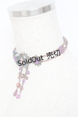 画像2: GOTH / バタフライビーズチョーカー   Y-25-11-09-007-GO-AC-SZ-ZY