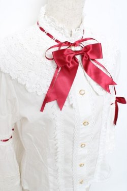 画像4: BABY,THE STARS SHINE BRIGHT / エリザベスブラウス  赤 Y-25-11-09-060-BA-BL-SZ-ZY