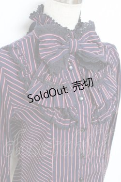 画像4: BABY,THE STARS SHINE BRIGHT / レジメンタル・オリヴィアブラウス  紺 Y-25-11-09-061-BA-BL-SZ-ZY