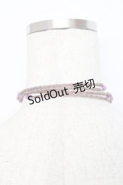 画像3: GOTH / バタフライビーズチョーカー   Y-25-11-09-007-GO-AC-SZ-ZY