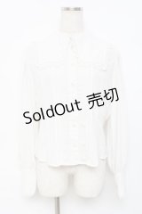 Innocent World / 聖歌隊ブラウス L オフ白 Y-25-11-09-063-IW-BL-SZ-ZY