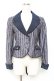 画像1: metamorphose / Royal stripeジャケット  紺 Y-25-11-09-064-ME-JA-SZ-ZY (1)