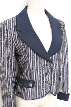 画像3: metamorphose / Royal stripeジャケット  紺 Y-25-11-09-064-ME-JA-SZ-ZY