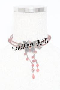 GOTH / バタフライビーズチョーカー   Y-25-11-09-008-GO-AC-SZ-ZY