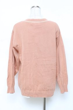 画像2: F i.n.t / ローズエンブレム釦腰丈ニットカーディガン  オレンジ Y-25-11-09-069-CA-TO-SZ-ZY