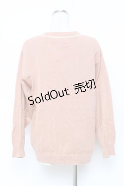 画像2: F i.n.t / ローズエンブレム釦腰丈ニットカーディガン  オレンジ Y-25-11-09-069-CA-TO-SZ-ZY