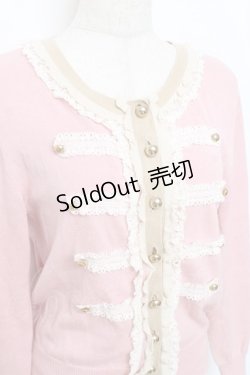 画像3: Jane Marple / スプリングニットのナポレオンカーディガン M ピンク Y-25-11-09-070-JM-TO-SZ-ZY