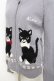 画像2: Katie / ねこニットカウチン F グレー Y-25-11-09-072-LO-TO-SZ-ZY (2)