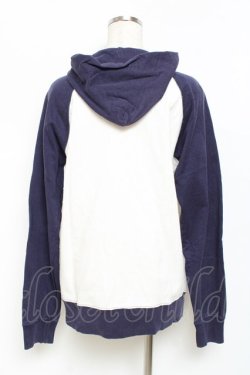 画像2: HYSTERIC GLAMOUR / Hysteric motel パーカー F 白×紺 Y-25-11-09-075-PU-TO-SZ-ZY