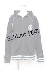 HYSTERIC GLAMOUR / ライン入りジャージブルゾン F 黒 Y-25-11-09-076-PU-JA-SZ-ZY