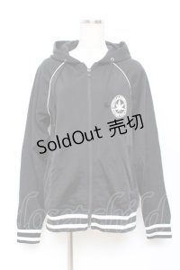 HYSTERIC GLAMOUR / ライン入りジャージブルゾン F 黒 Y-25-11-09-076-PU-JA-SZ-ZY