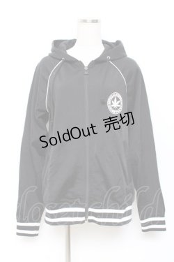 画像1: HYSTERIC GLAMOUR / ライン入りジャージブルゾン F 黒 Y-25-11-09-076-PU-JA-SZ-ZY