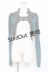 Ozz Croce / 裾袖レースショートボレロ  グリーン Y-25-11-09-079-OO-TO-SZ-ZY