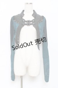 Ozz Croce / 裾袖レースショートボレロ  グリーン Y-25-11-09-079-OO-TO-SZ-ZY