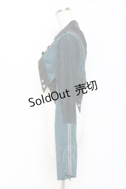 画像2: Ozz Croce / 裾袖レースショートボレロ  グリーン Y-25-11-09-079-OO-TO-SZ-ZY