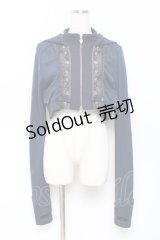 Ozz oneste / 薔薇刺繍デビルパーカー  紺 Y-25-11-09-082-OO-TO-AS-ZY