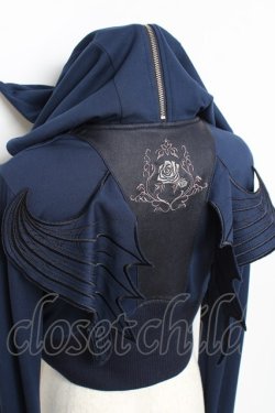 画像5: Ozz oneste / 薔薇刺繍デビルパーカー  紺 Y-25-11-09-082-OO-TO-AS-ZY