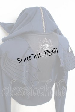 画像5: Ozz oneste / 薔薇刺繍デビルパーカー  紺 Y-25-11-09-082-OO-TO-AS-ZY