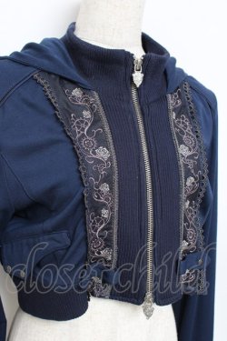 画像6: Ozz oneste / 薔薇刺繍デビルパーカー  紺 Y-25-11-09-082-OO-TO-AS-ZY