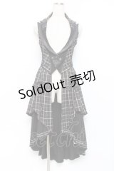 OZZ ANGELO / ローズハンティングベストワンピース  黒 Y-25-11-09-083-OO-OP-AS-ZY