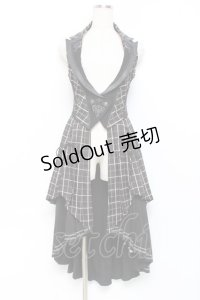 OZZ ANGELO / ローズハンティングベストワンピース  黒 Y-25-11-09-083-OO-OP-AS-ZY