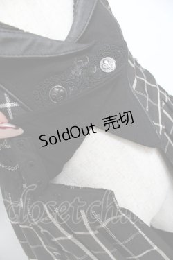 画像6: OZZ ANGELO / ローズハンティングベストワンピース  黒 Y-25-11-09-083-OO-OP-AS-ZY