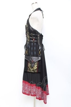 画像2: Ozz oneste / 涼風ベストワンピース  黒 Y-25-11-09-084-OO-OP-AS-ZY