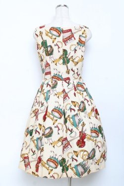 画像2: Jane Marple / 楽器柄ジャンパースカート M 生成り Y-25-11-09-088-JM-OP-SZ-ZY